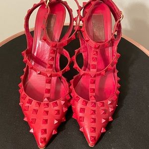 Valentino Rouge All Over Rockstud Pumps